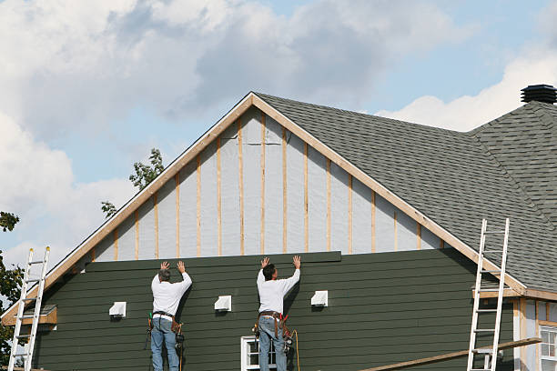 Professional Siding Contractor technician working in Wrightsville, PA